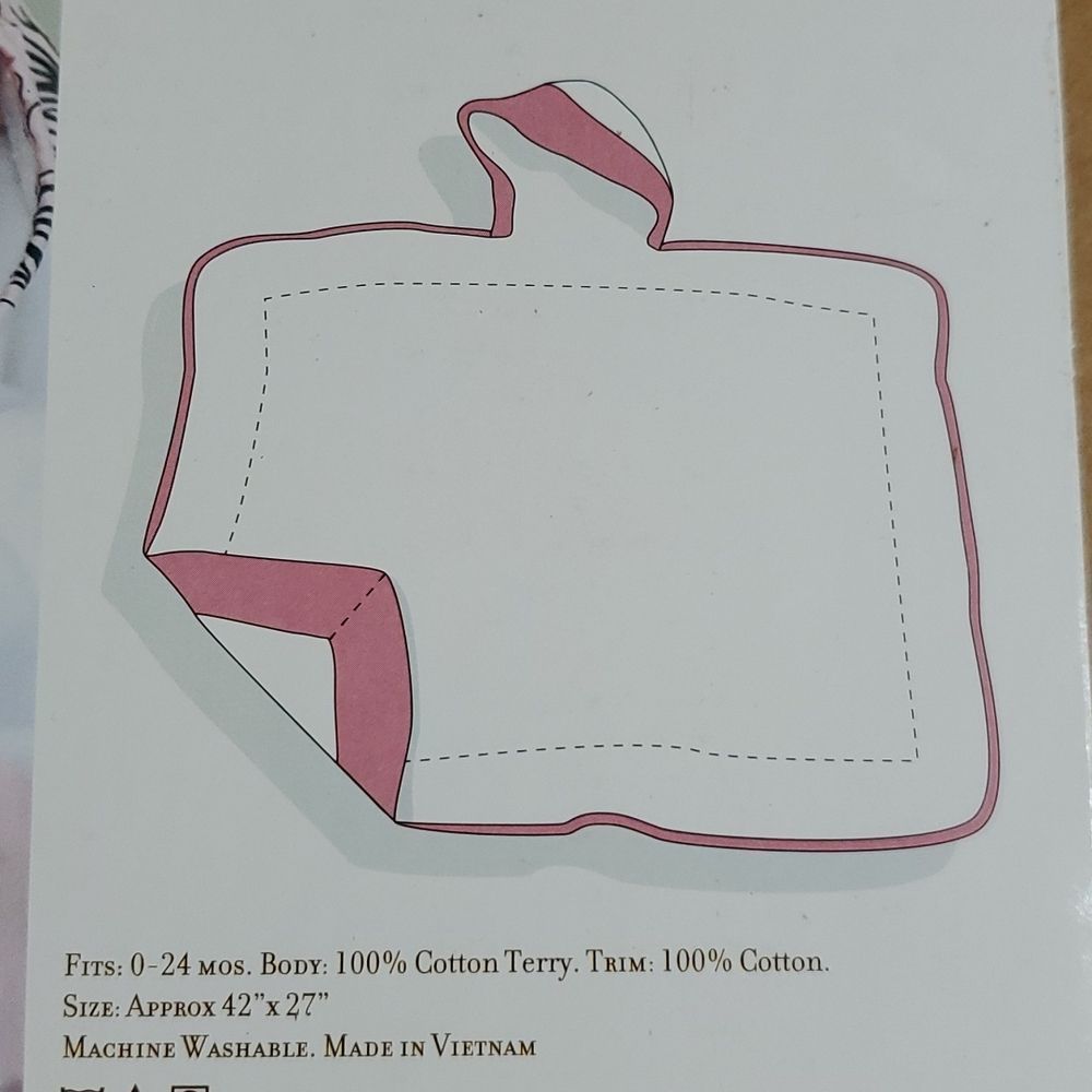 Bebe au Lait baby hooded towel NEW * - Picture 4 of 4
